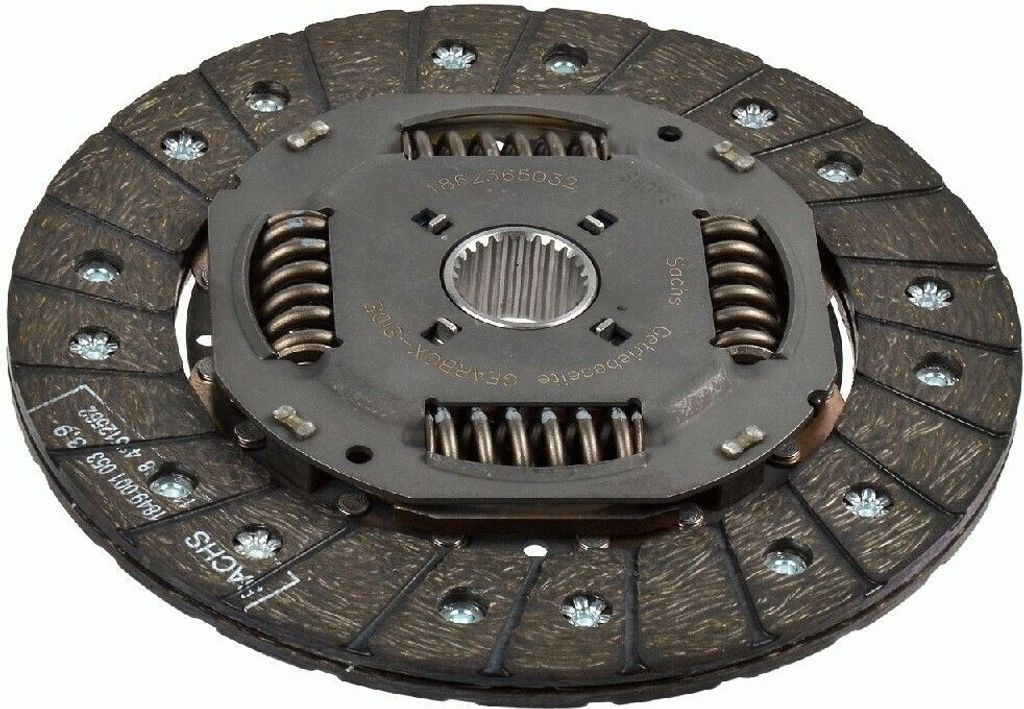 SACHS 1862 365 032 Kupplungsscheibe 215mm passend für MERCEDES-BENZ 190 (W201) 26-Zähne