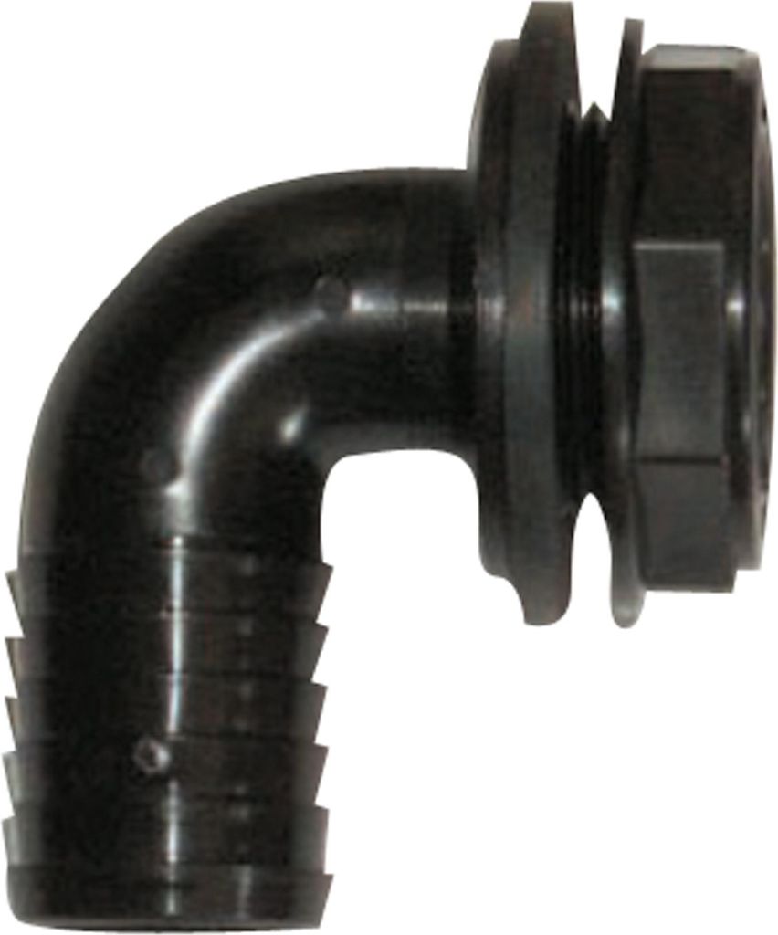 Garantia üerlaufbogen für Regentonnen, 32 mm (1 1/4') mit Schlauchanschluss