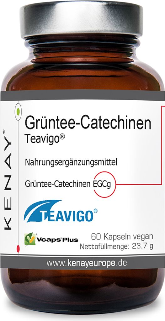 Grüntee-Catechine Teavigo 60 Kapseln vegan KENAY Nahrungsergänzungsmittel