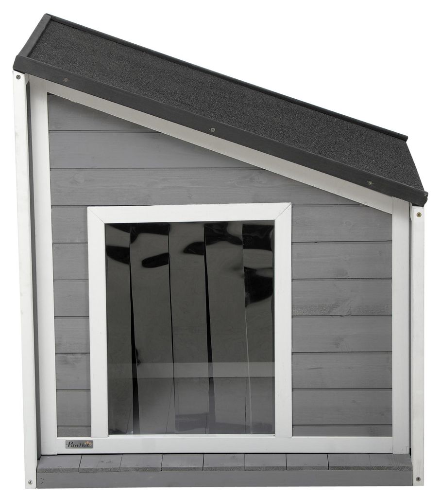 PawHut Hundehütte, Tannenholz, Hundehaus, Kleintierhaus mit Produktbild 