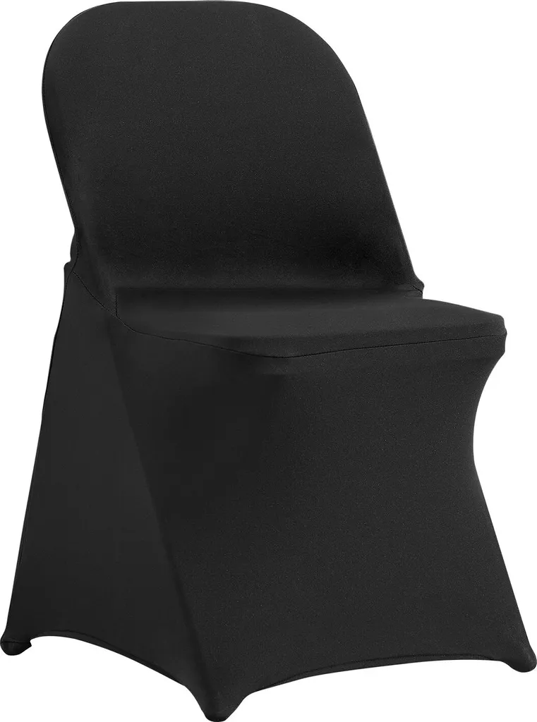 Stock 30 Coprisedia Spandex Nero | Prezzo Shock per Eventi e Feste