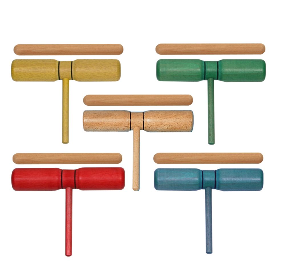 Happy Kidz Röhrenholztrommel bunt Farbe: gelb 21403262039-gelb