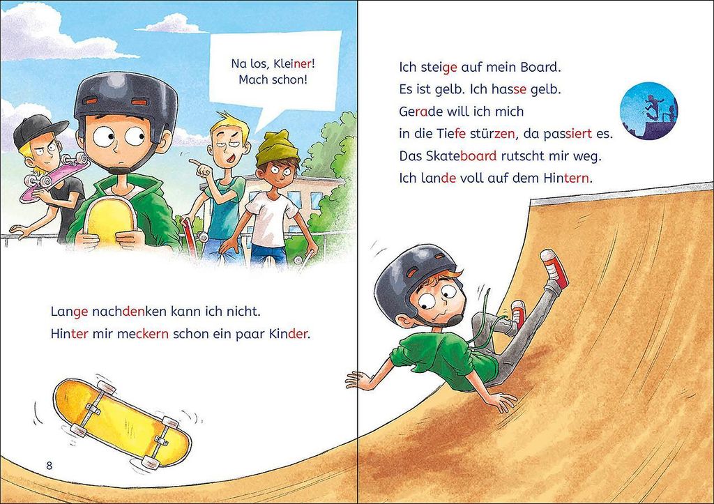 Leselöwen 2. Klasse -  Das geheimnisvolle Skateboard Zdjęcie produktu 