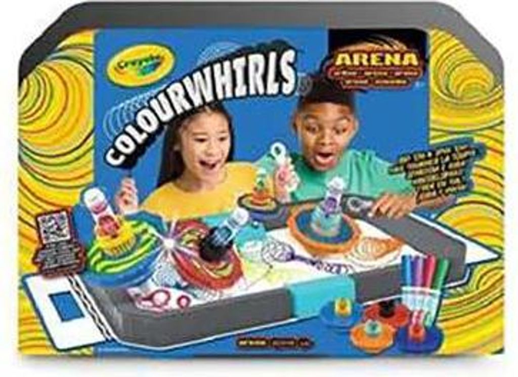 Crayola Colourwhirls Kampf-arena Mit 4 Kreiseln 40x8.5x27.5 Cm One Size