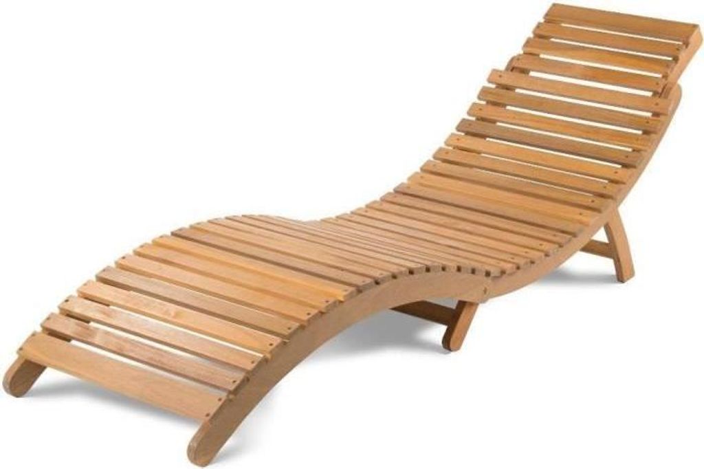 Chaise Longue ADRIA Fieldmann FDZN 4009-T, Akazienholz, 182x54x63 cm, Klappbar, Innen- und Außenbereich