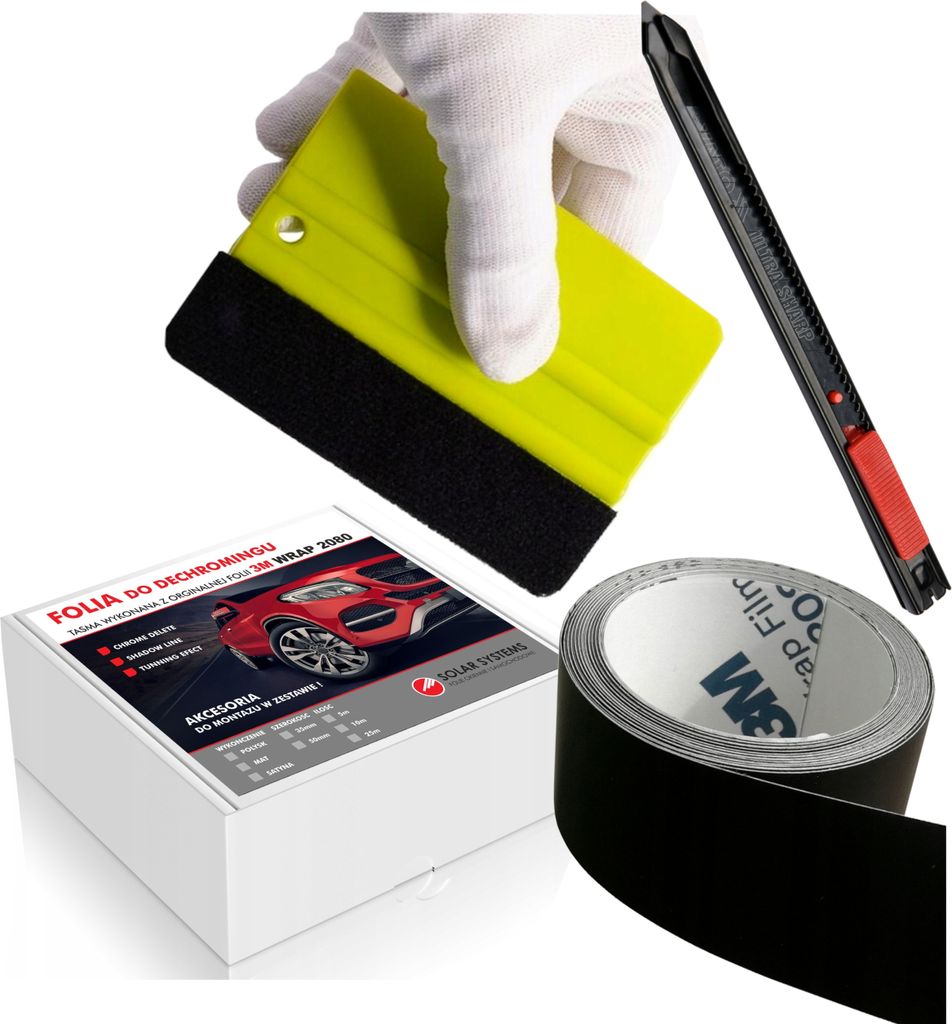 Solar Systems | Dechroming Tape 3M - Schwarz Matt - 5cm x Produktbild 