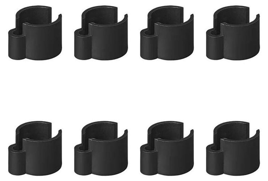 Fermacavo nero 22-32mm - set di 8 pezzi Immagine del prodotto 