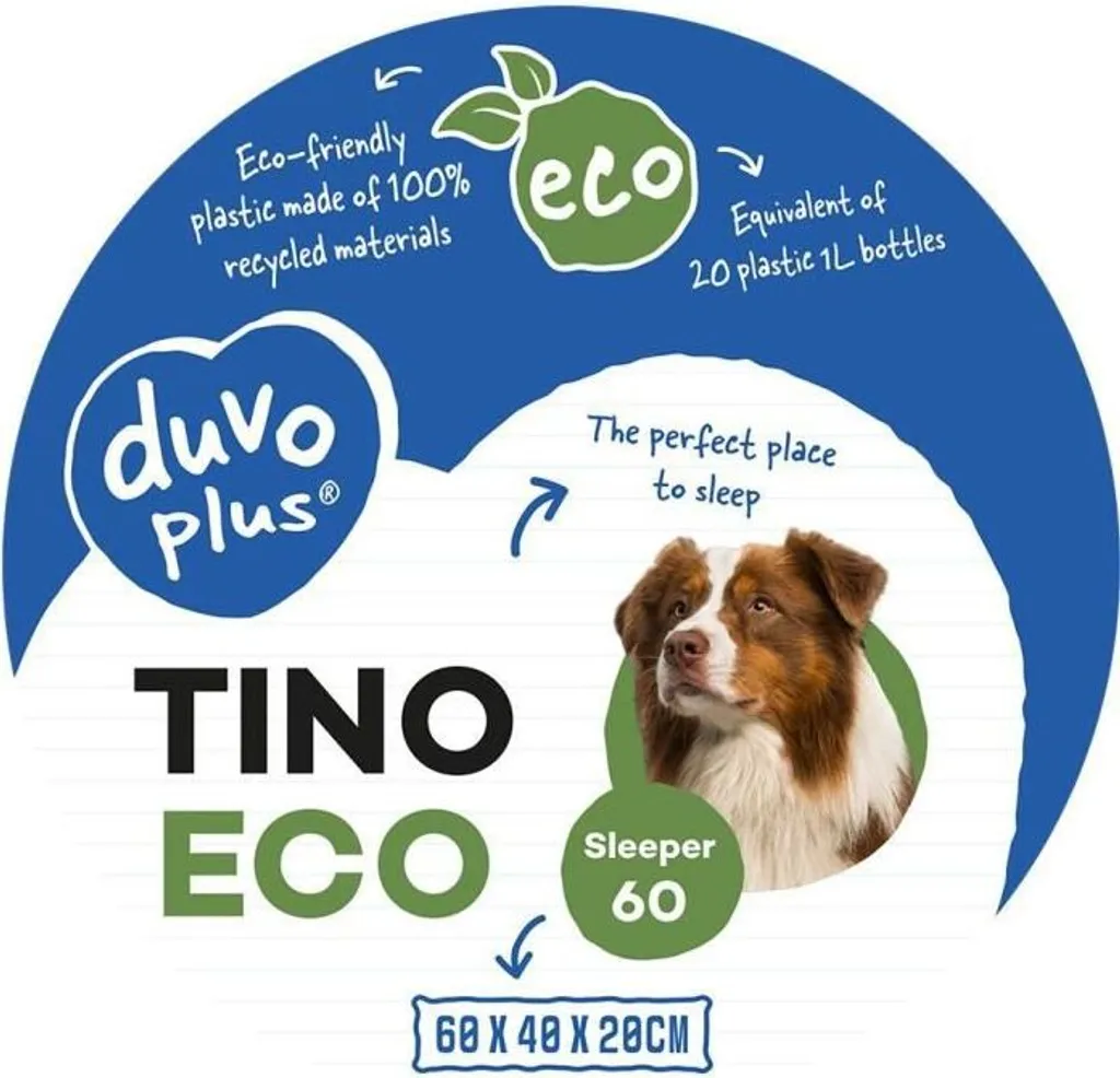 Panier pour chiens confortable et facile à nettoyer - Duvo+ Sleeper noir