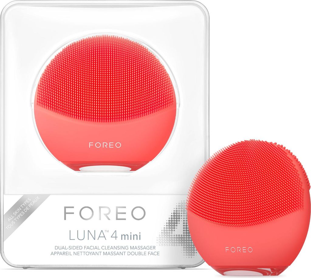 FOREO LUNA 4 mini Gesichtsreinigungsbürste – Sanfte Reinigung & Massage – Smartes Beauty Tool für alle Hauttypen – Kompaktes Design für t...
