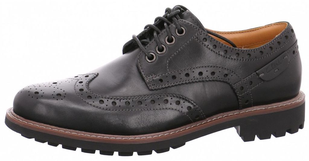 Clarks sportive Schnürer schwarz in Gr. 48.5