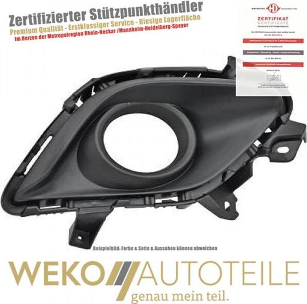 Lüftungsgitter Stoßstange rechts DIEDERICHS 5627046 für MAZDA