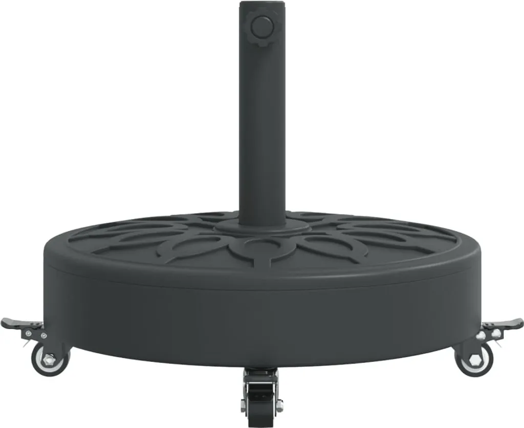 Supporto Ombrellone Professionale 27kg - Base con Ruote Ø38/48mm - 4