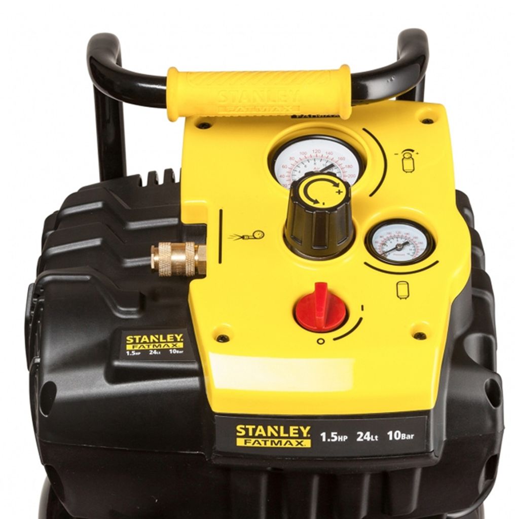 Stanley Fatmax Kompressor, 24L, 10 Bar, 24V Akku, ölfrei, Produktbild 