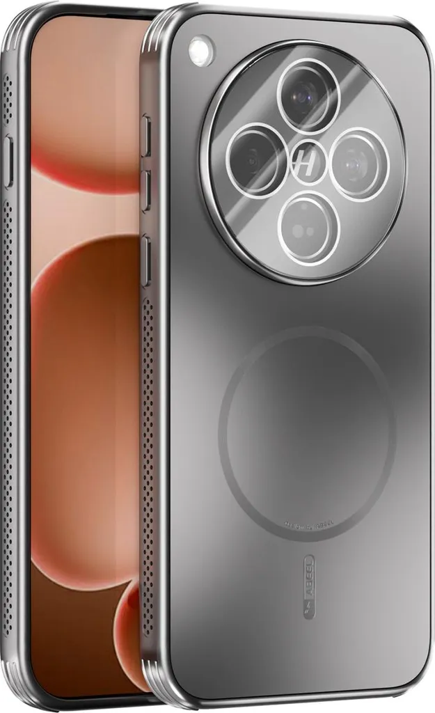 Cover Grigio Opaco Oppo Find X8s+ | Elegante Custodia Magnetica TPU