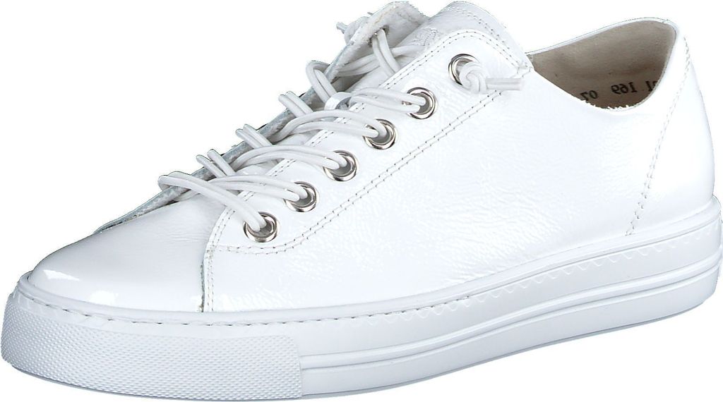 Paul Green Sneaker - Weiß Leder Größe: 37.5 Normal