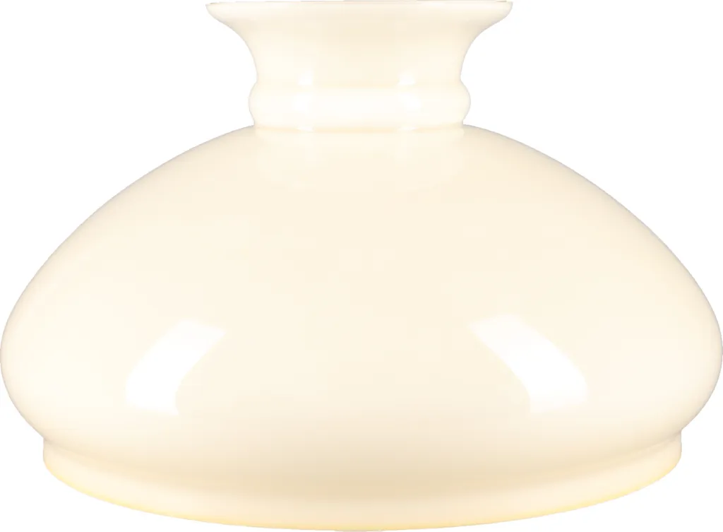 Verre de lampe de rechange en verre opale beige Ø 275mm pour pétrole