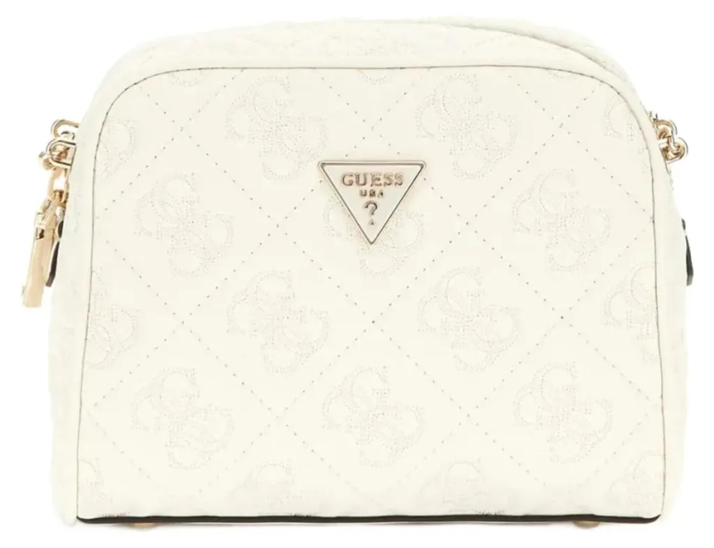 Sac Bandoulière Guess Adelasia Off White Idéal pour Sorties et Ville