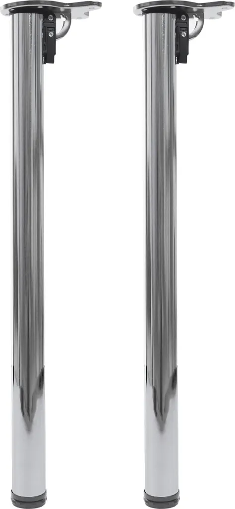 Gambe Pieghevoli HWC-H34 72cm | Telaio Tavolo Acciaio Inox