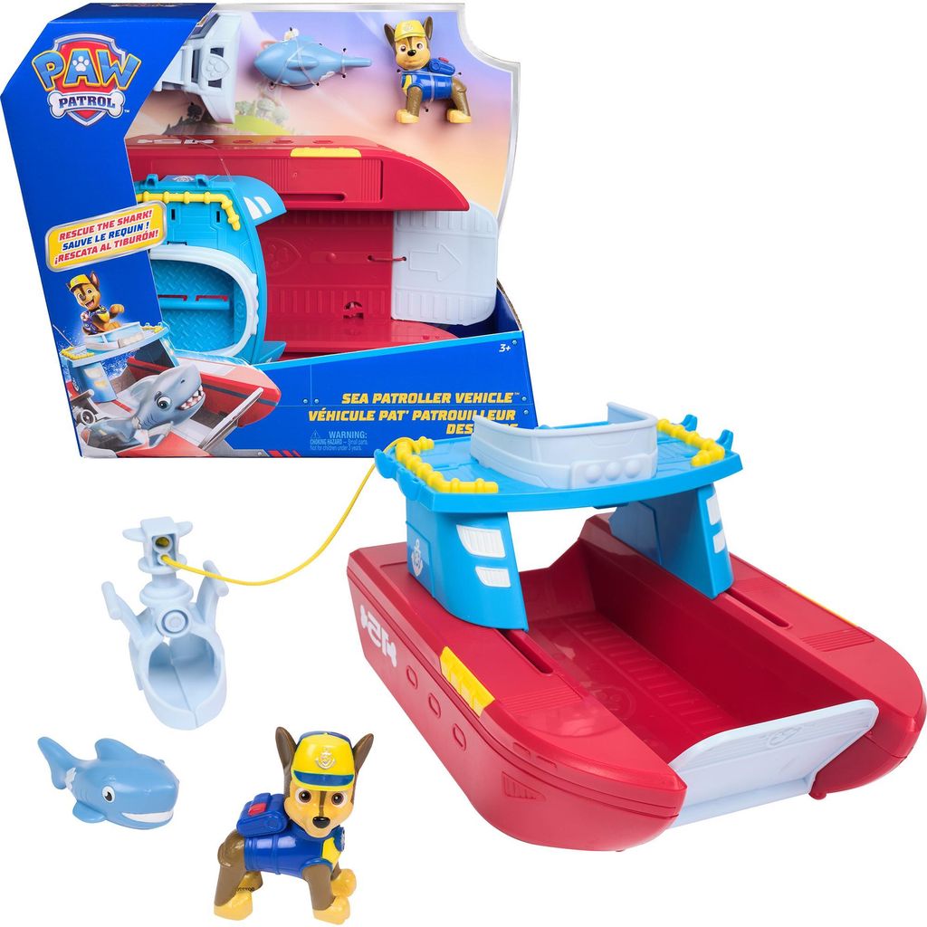Spin Master Paw Patrol - Sea Patroller Rettungsboot, Spielfahrzeug