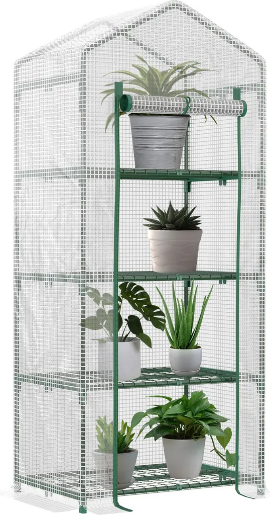 Serre de jardin pour légumes et hivernage des plantes vertes