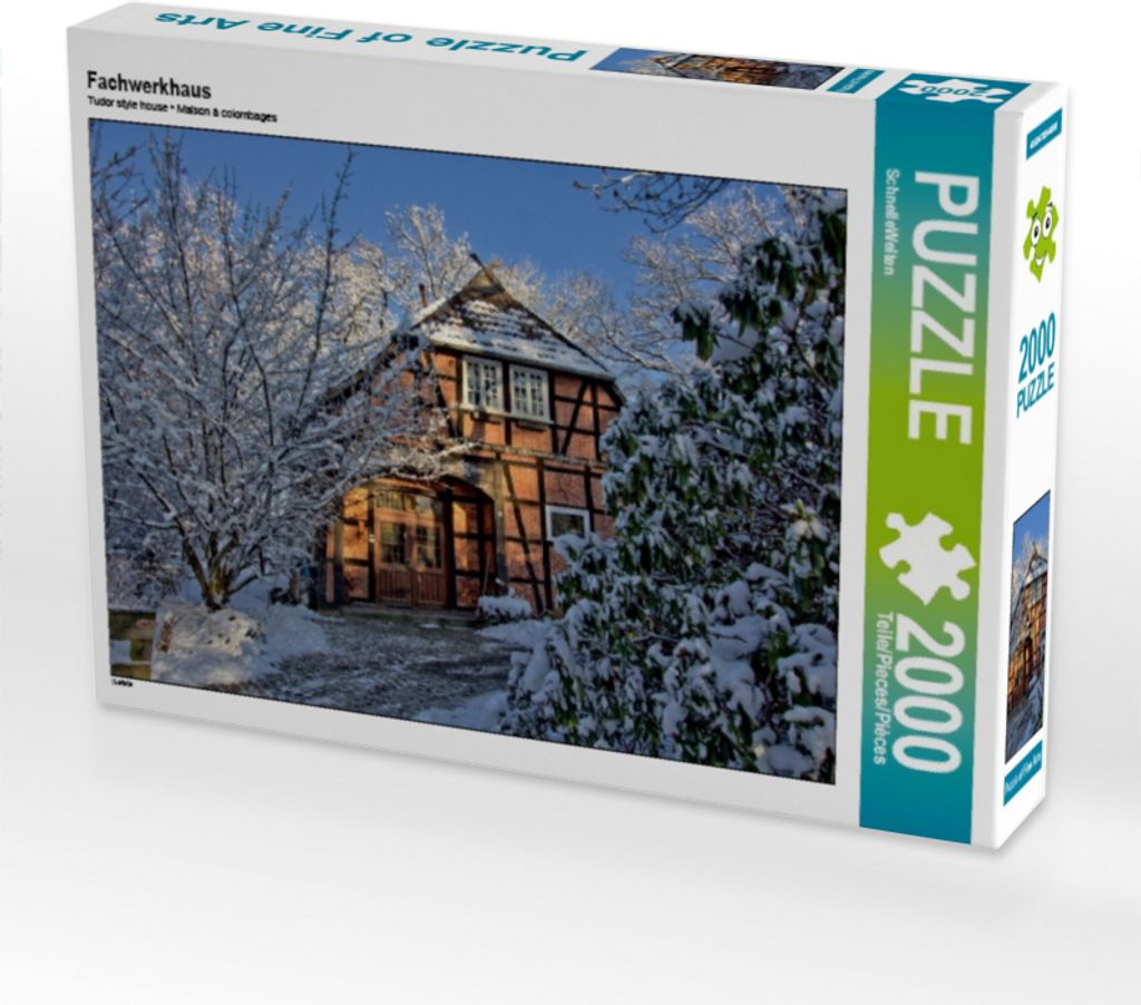 CALVENDO Puzzle Fachwerkhaus | 2000 Teile Lege-Größe 90x67cm Foto-Puzzle für glückliche Stunden
