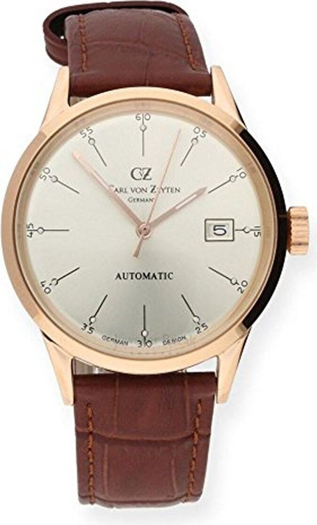 Carl von Zeyten CVZ0002RCR Eschenz Automatik rosègold braun Herren Uhr NEU