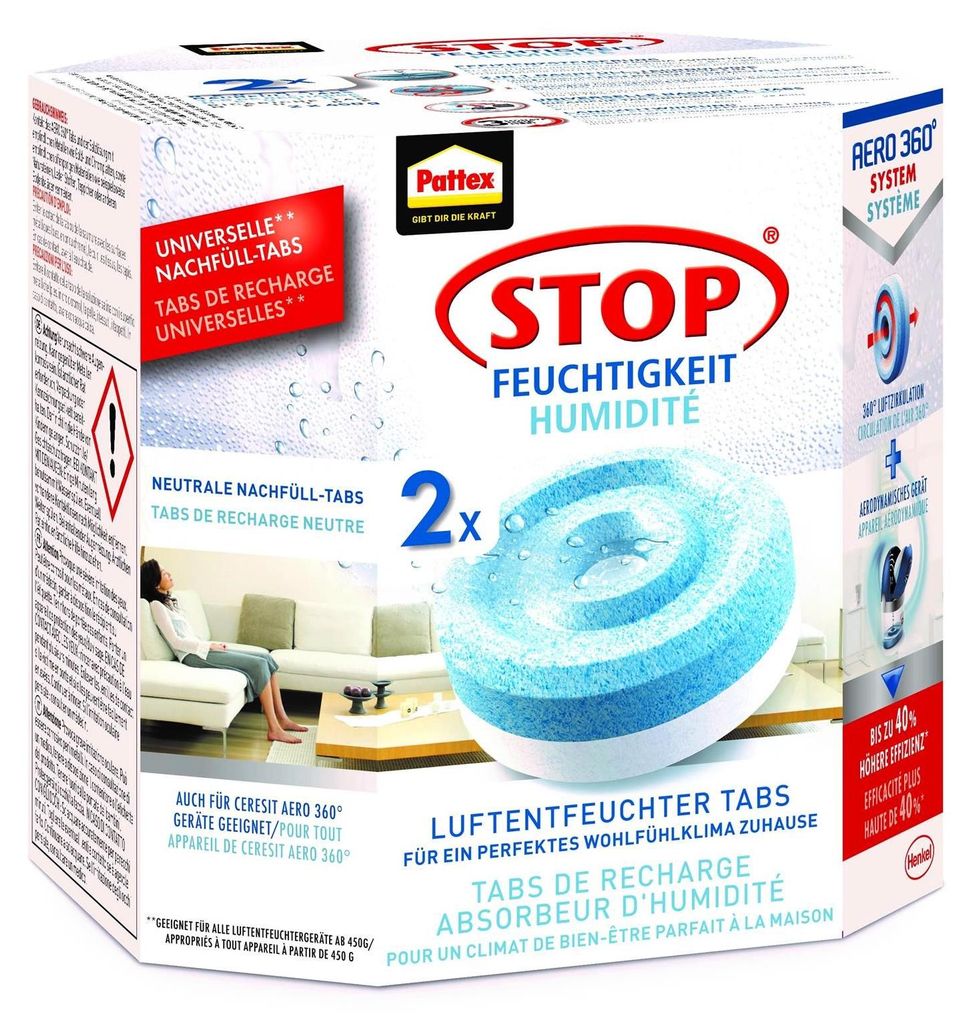 Recharge pour déshumidificateur Aero 2x 450g Image du produit 