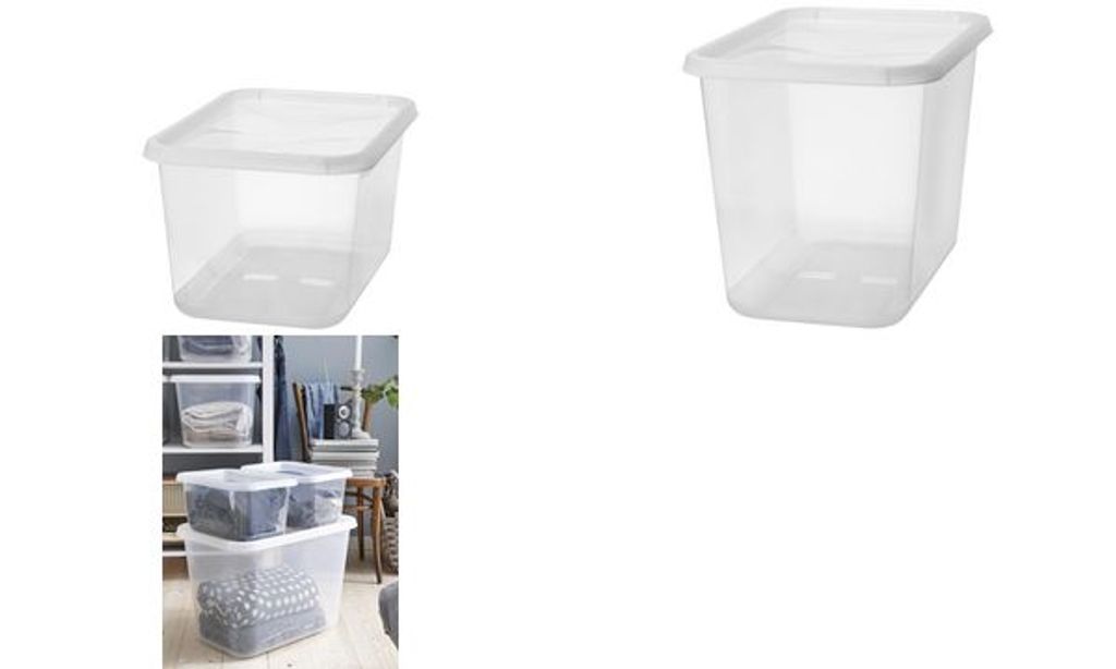 smartstore Aufbewahrungsbox BASIC M, 25 Liter, transparent Produktbild 