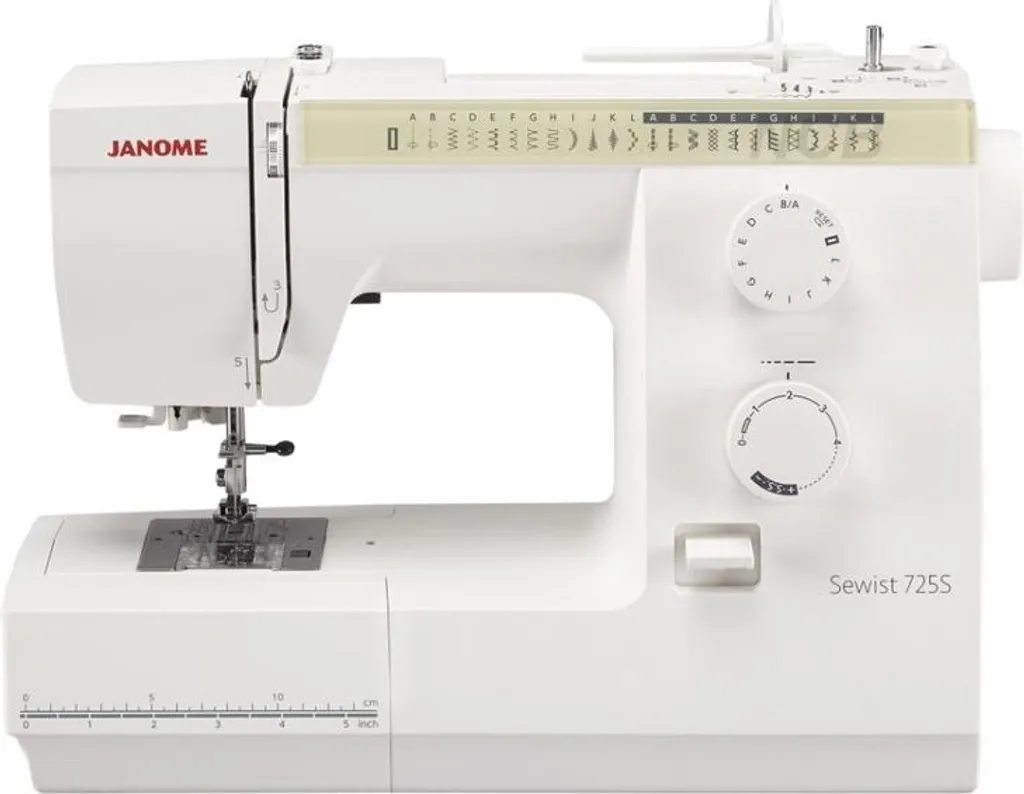 Machine à coudre Janome Sewist 725S mécanique robuste et précise