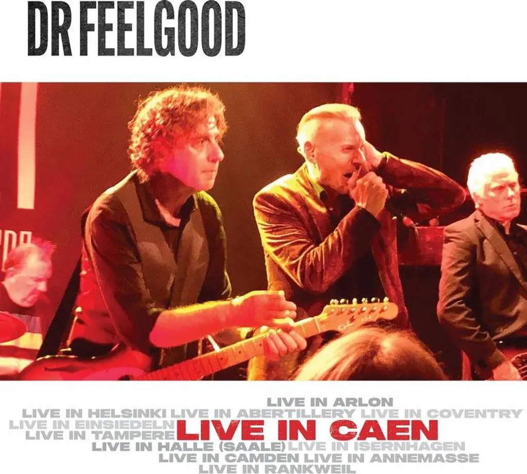 Dr Feelgood Live in Caen Album CD Edition Limitée avec T-shirt Taille L