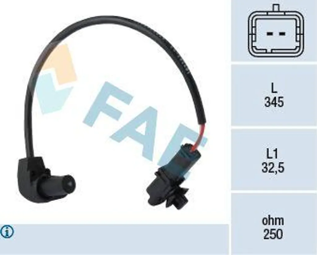 Capteur de régime pour Renault Espace et Vel Satis - FAE 79329 Vilebrequin