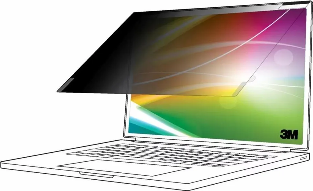 Filtre anti-regard 3M Bright Screen 15.6 pouces BP156W1E haute clarté