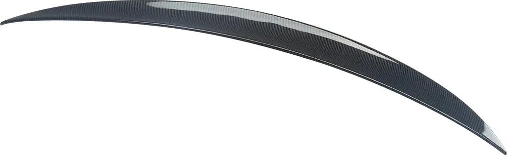 Spoiler Arrière en ABS Style Fibre de Carbone avec Finition Brillante