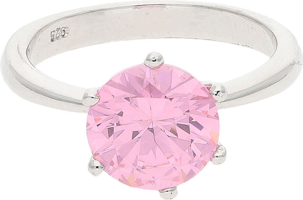 JuwelmaLux Ring 925/000 Sterling Silber mit synth Zirkonia Produktbild 