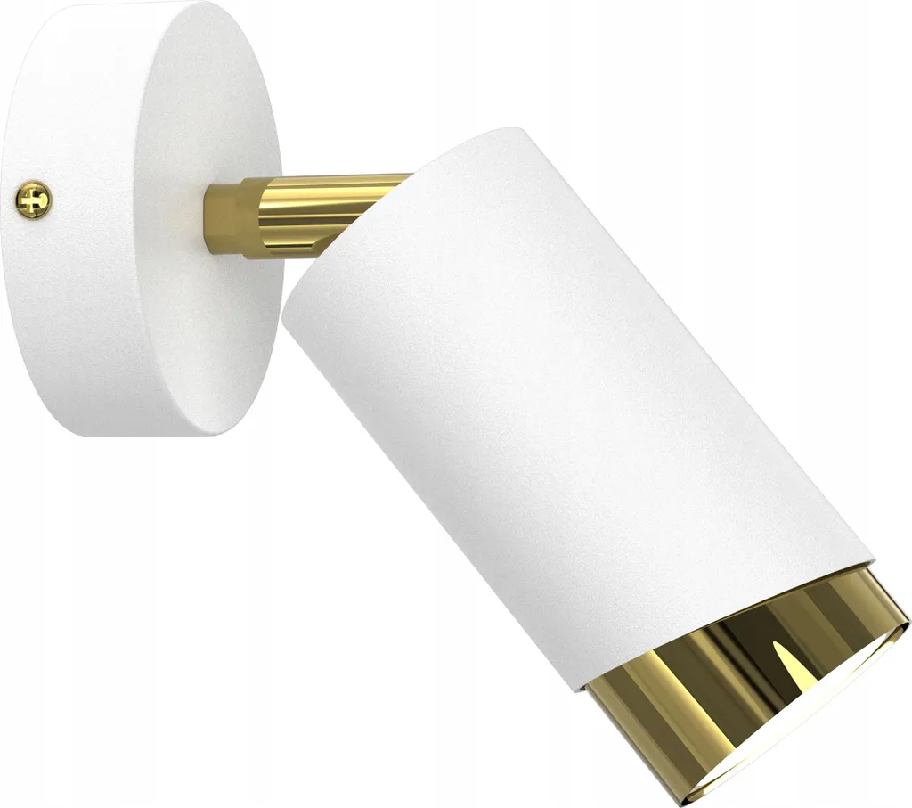 Applique murale GU10 orientable blanc doré : fini les zones d'ombre