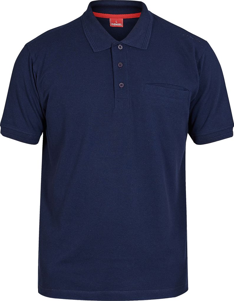 F. Engel Standard Poloshirt mit Brusttasche, Blue Ink, Gr. 5XL