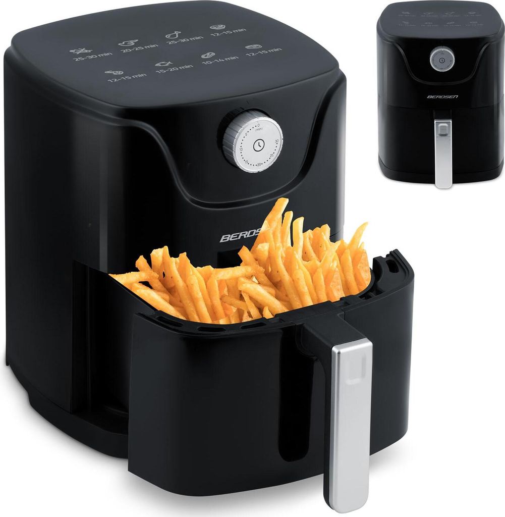Luftfritteuse fettfrei Berdsen BD-654 schwarz