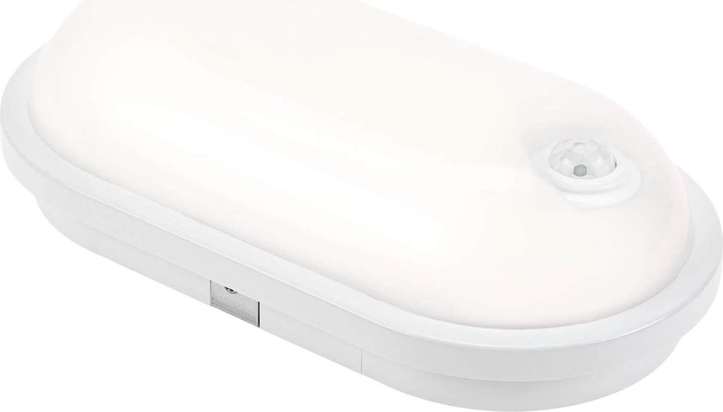 Spectrum LED Außenleuchte Wandlampe Weiß oval IP54 20W Produktbild 2
