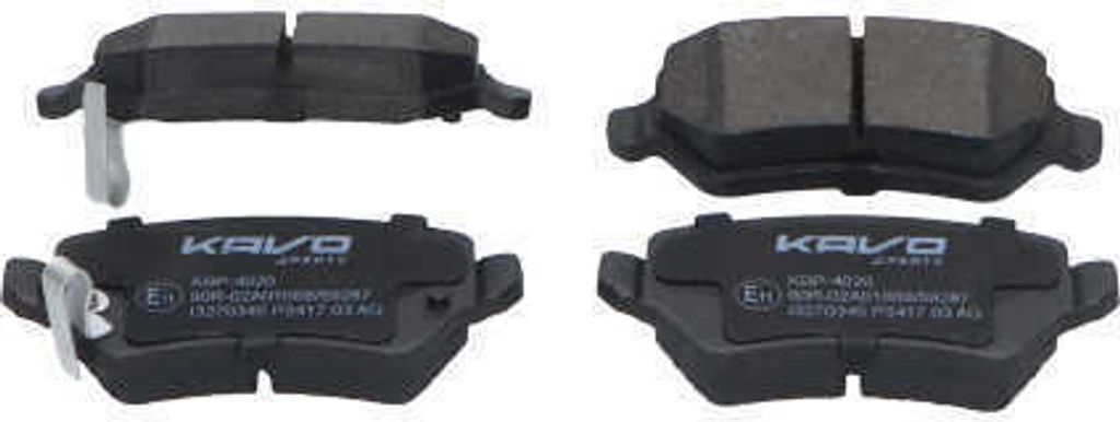 KAVO PARTS Bremsbeläge Satz Hinten Bremsklötze für OPEL ZAFIRA B (A05) KBP-4020