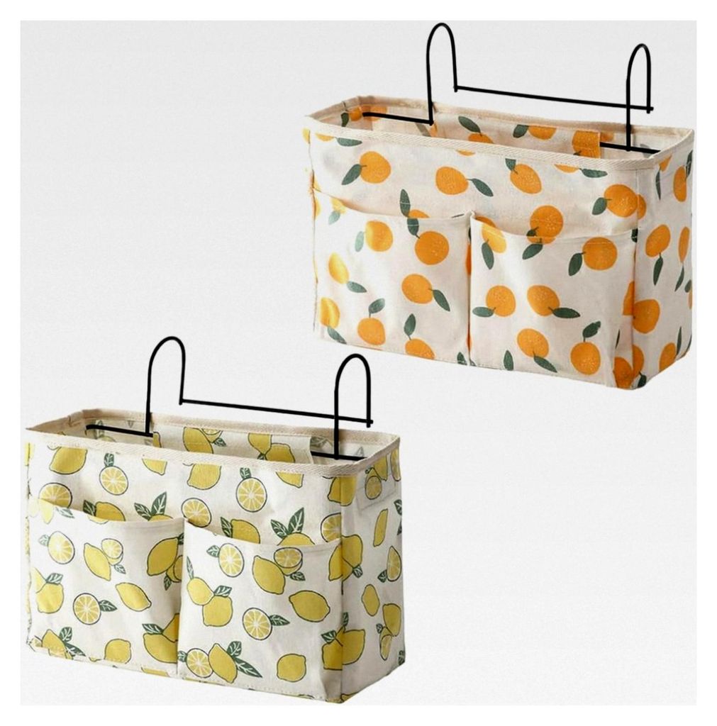 2 Stück Bett Organizer, Multifunktionale Betttaschen für Hochbetten, Bett Hängetaschen zur Aufbewahrung von Büchern, Handys, Gläsern und Snacks