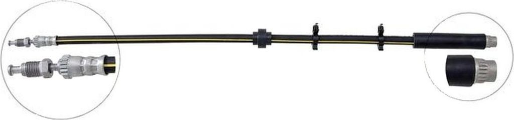 Bremsschlauch 560 mm INN M10x1.0 OUT M10x1.0 A.B.S. für PEUGEOT 605
