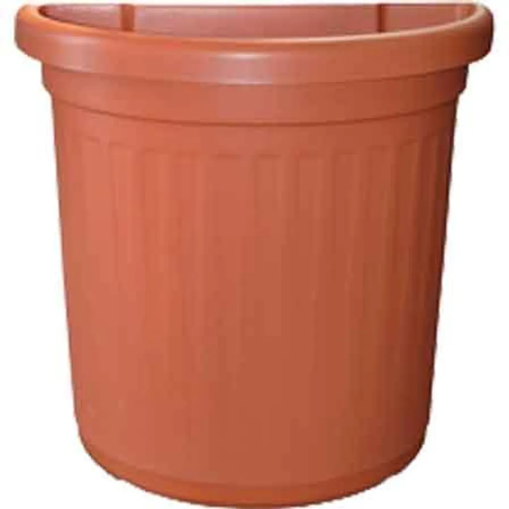 Grand cache-pot mural CRETA 50cm pour jardin vertical et design moderne