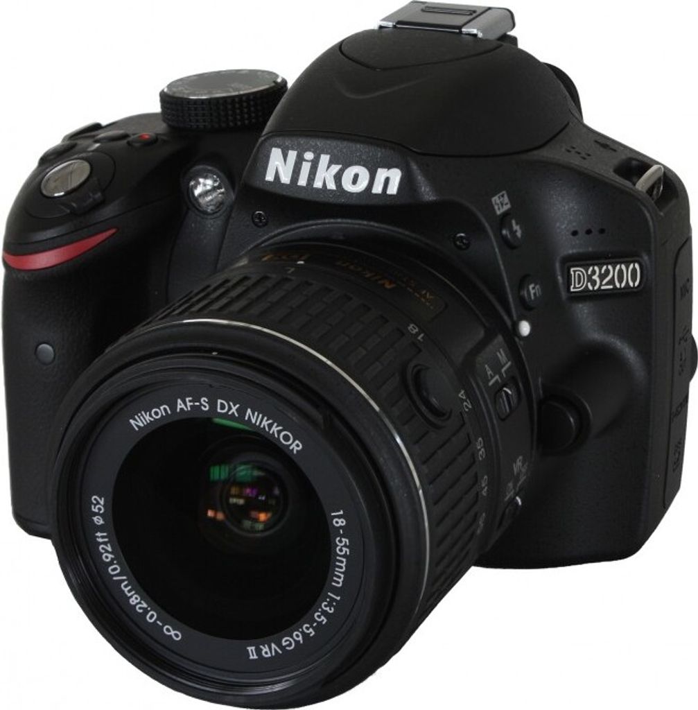 Nikon D3200 AF-S DX 18-55 G VR II Digitale SLR-Kamera Produktbild 