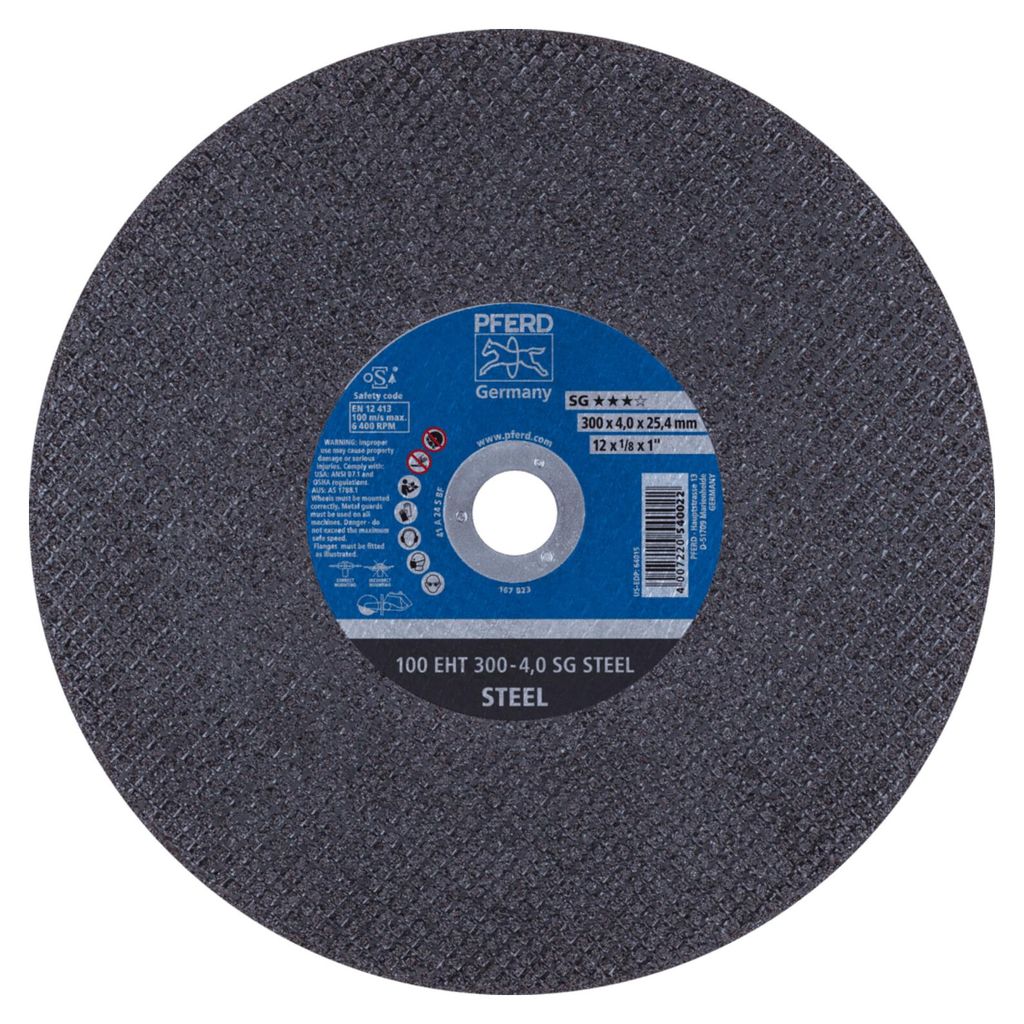 PFERD Cut-off wheels for petrol cutters SG STEEL, 30 cm, 20 Produktbild 