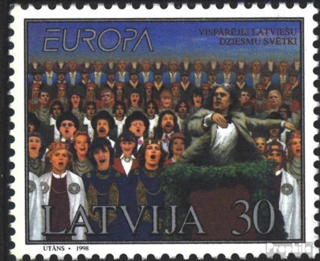 Briefmarken Lettland 1998 Mi 476 (kompl.Ausg.) postfrisch Feste