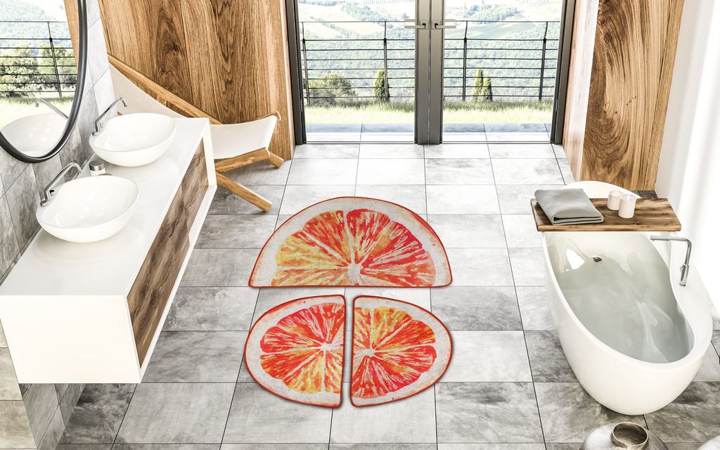 Mijolnir, Greyfurt- CHL4962, Bunt, Badematten, 700 gr/m², 100% POLYESTER