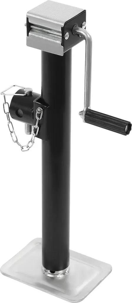 Martinetto Rimorchio 5000 lbs Nero | Supporto Manuale per Camper e RV