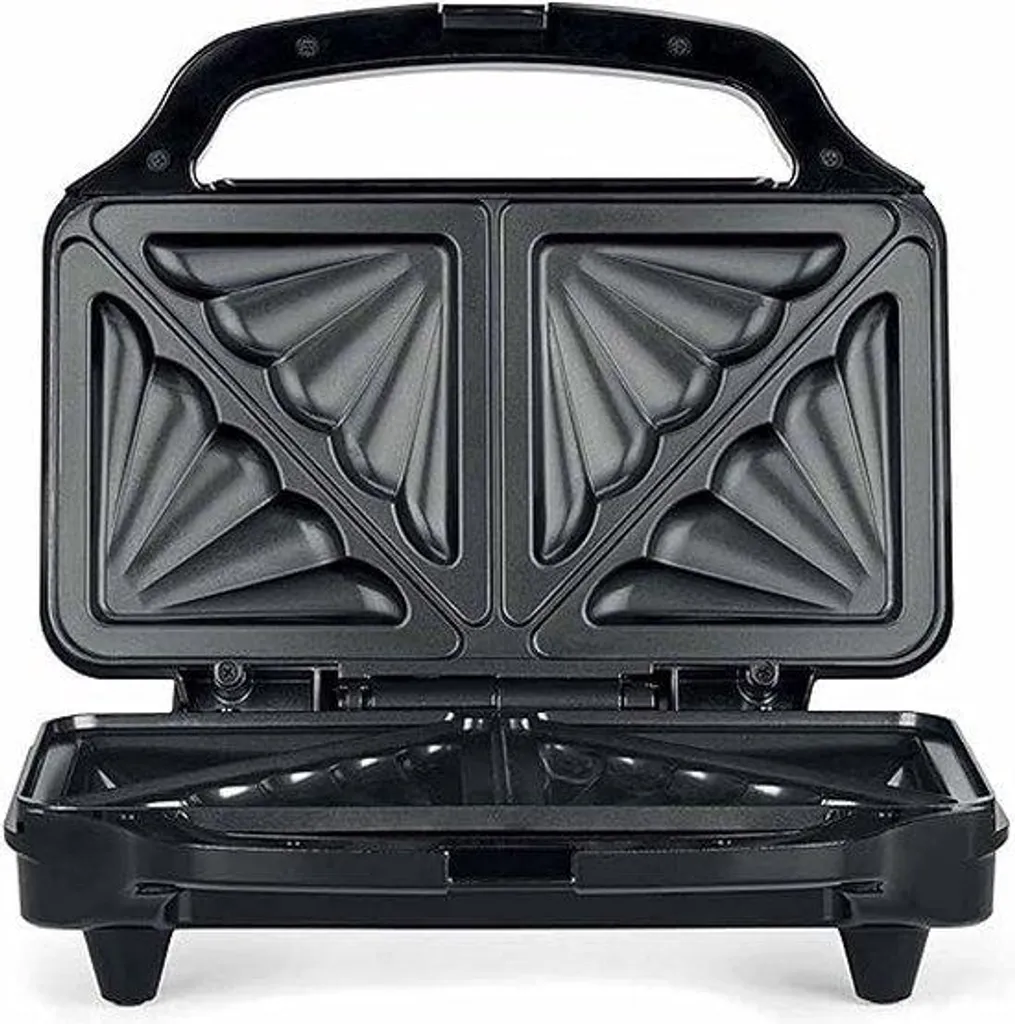 Grille-pain et appareil à sandwichs compact 2 tranches à chauffe rapide