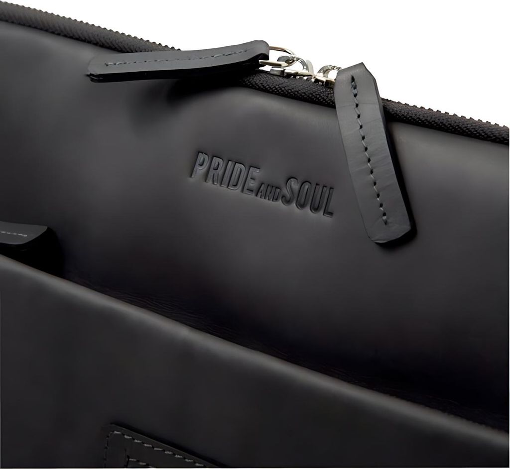 Schreibmappe Leder Terra d.grau PRIDE & SOUL 47263 Produktbild 