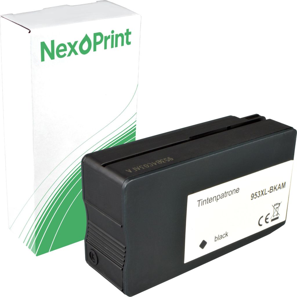 NexoPrint L0S70AE 953XL schwarz Druckerpatronen kompatibel zu HP OfficeJet Pro 8718 OfficeJet Pro 8719 OfficeJet Pro 8720 ca. 2000 Seiten